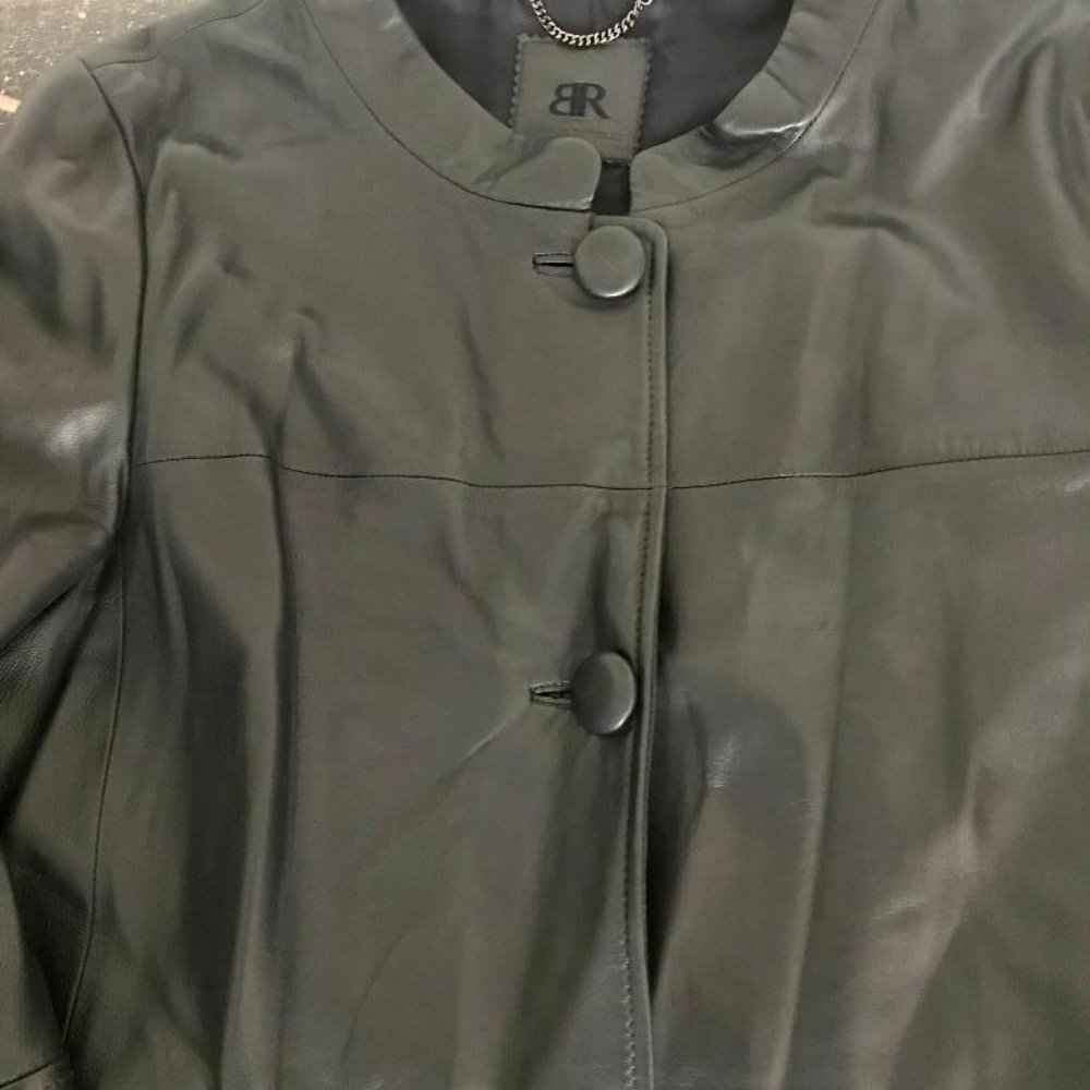 Banana Republic Luxe Leather Coat